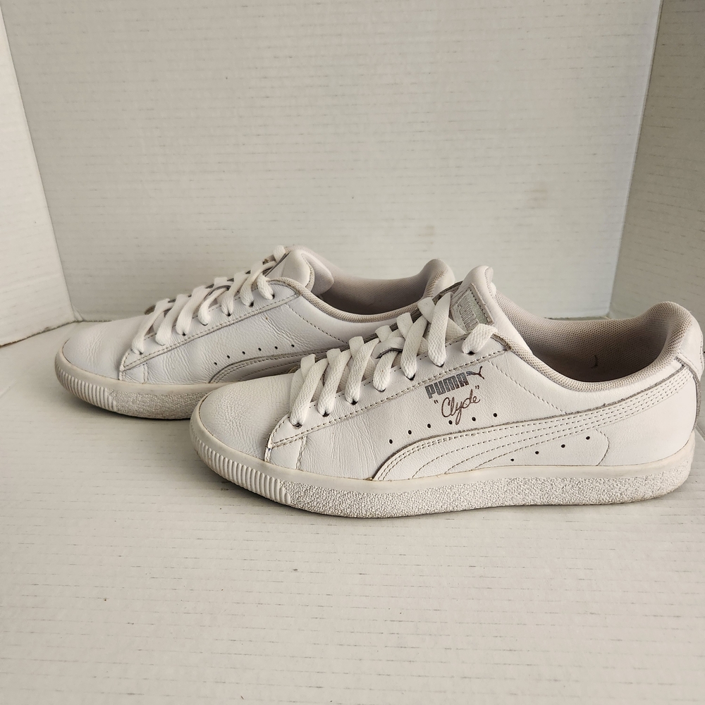 Puma Clyde White Sneakers